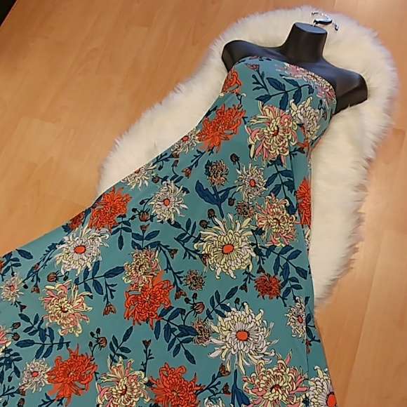 LulaRoe Floral Maxi Skirt - Picture 6 of 8